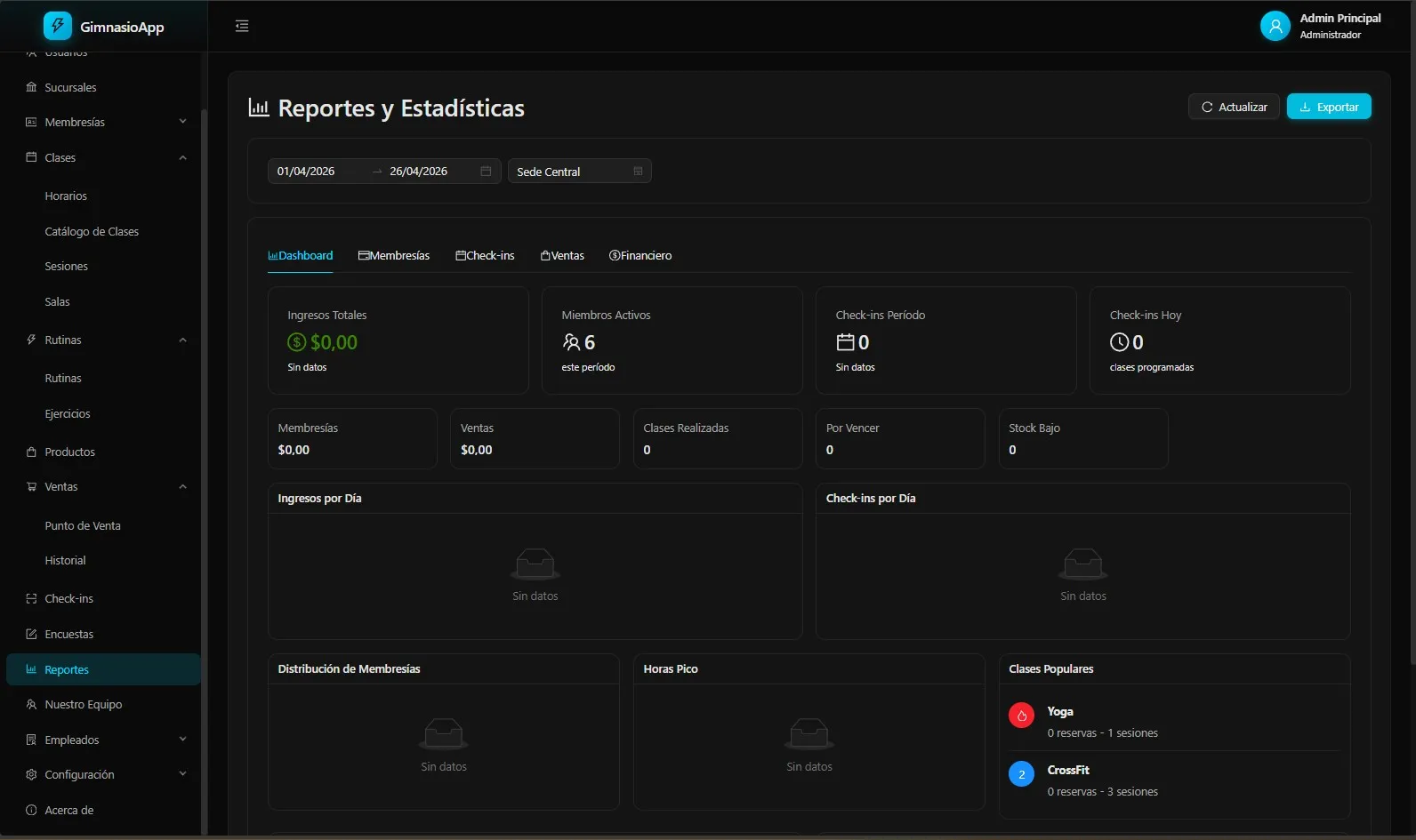 Reportes de cobranza — Ingreso mensual, cuotas vencidas y proyección en tiempo real.